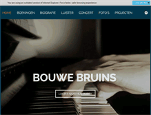Tablet Screenshot of bouwebruins.nl